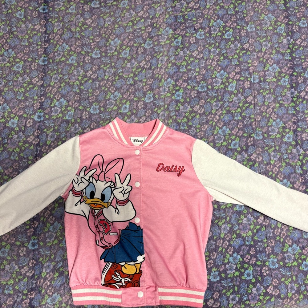 Disney Pink and White Jean Jacket for Kids